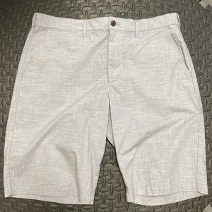 gray tweed like pattern 12inch shorts size 36